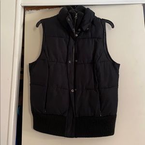 Black vest jacket